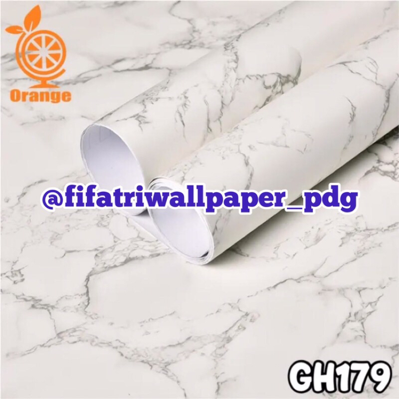 Wallpaper sticker PVC anti air motif simpel
