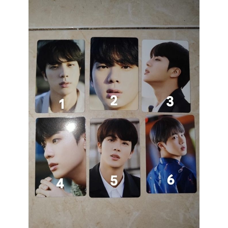 PHOTOCARD JIN BTS OFFICIAL