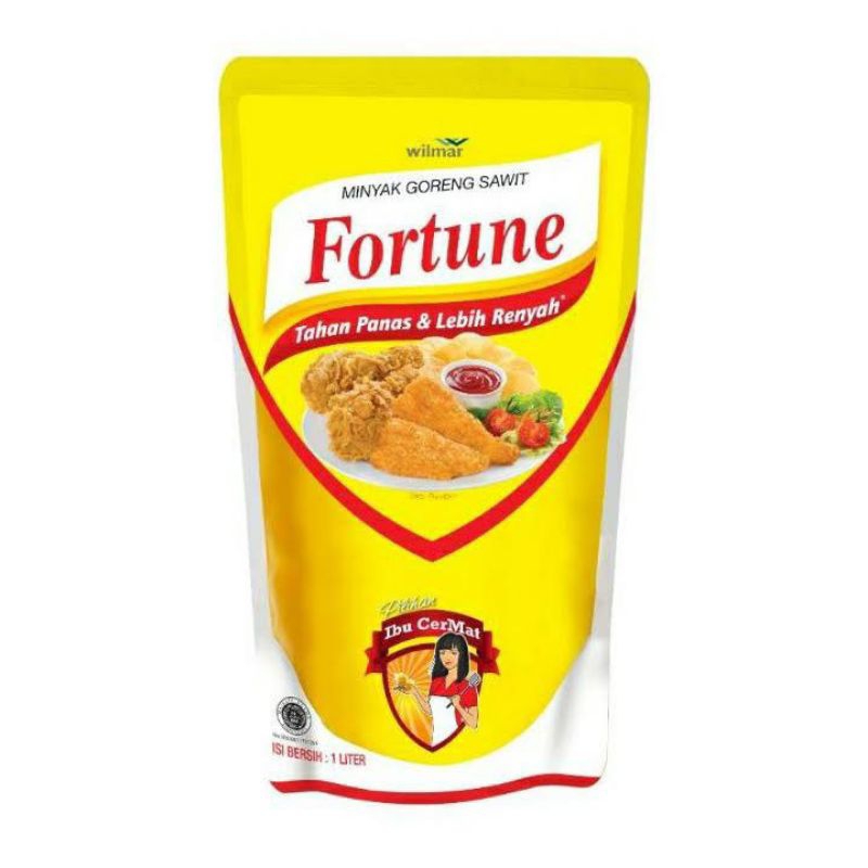 

MINYAK GORENG FORTUNE 1 LITER KEMASAN POUCH REFILL | MINYAK GORENG BERKUALITAS | MINYAK GORENG REFILL