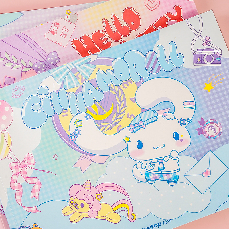 

TOKKADO Sanrio Maji Drawing Book Buku Gambar A4 Painting Sketch Lucu