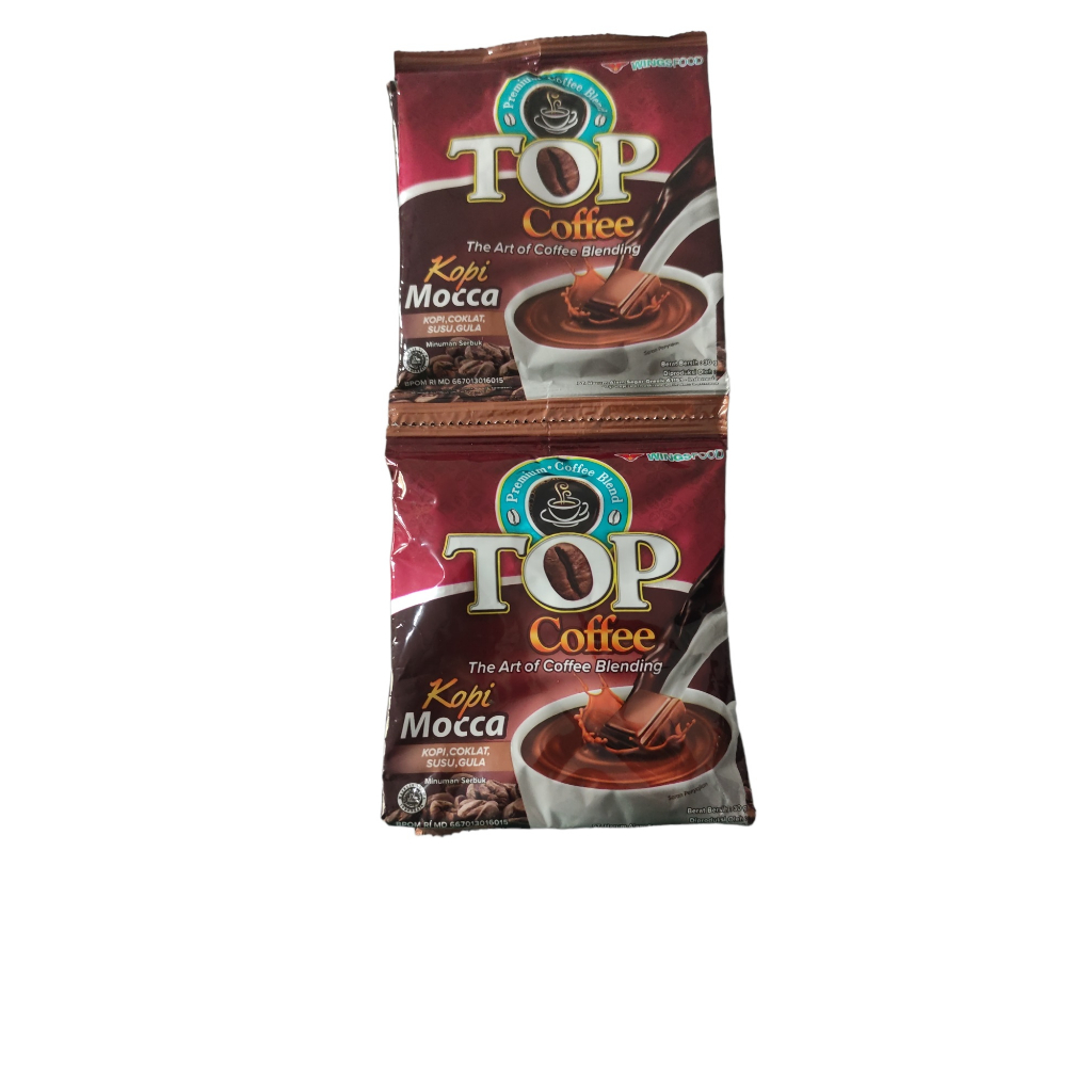 

top kopi mocca 30 gr 12pcs/kopi renceng murah/topi kopi mocca murah/top kopi murah
