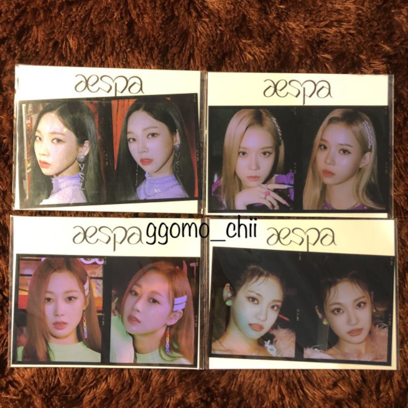 [Ready] aespa karina giselle winter ningning hologram set black mamba holo bm sealed official