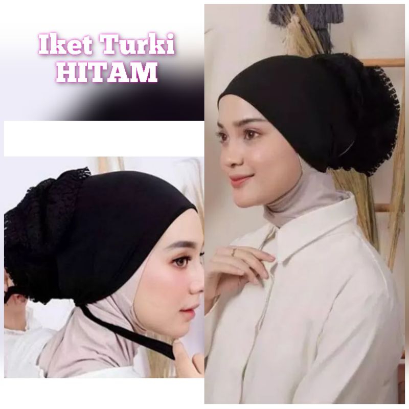 Terlaris Iket rambut Turki hitam
