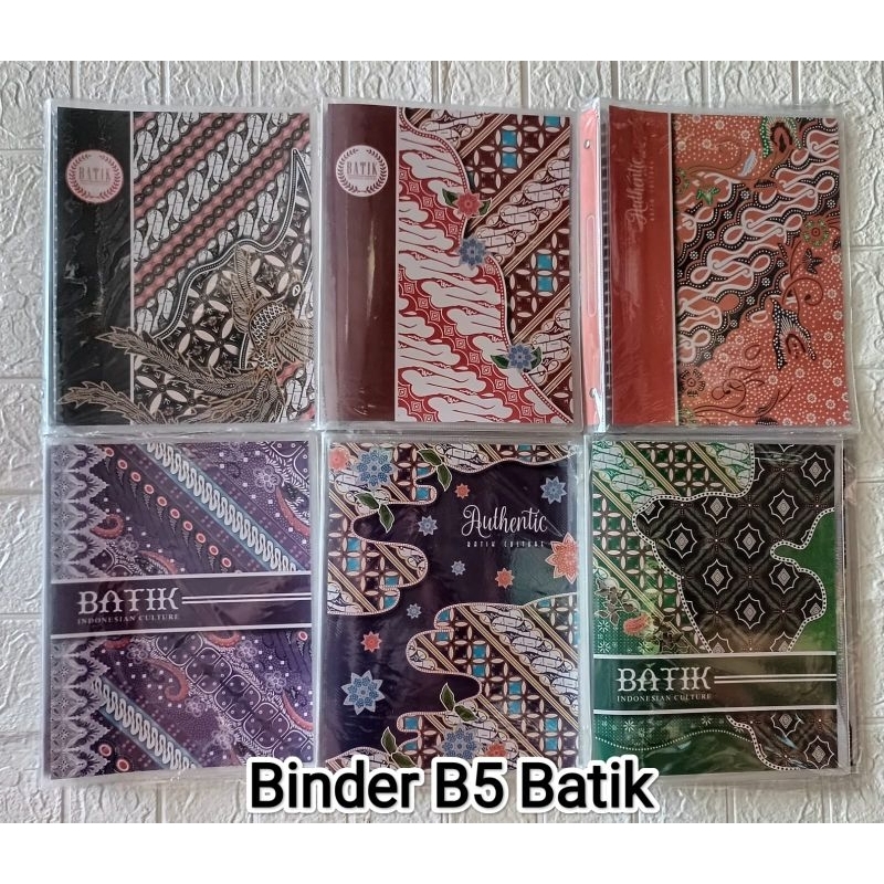 

binder B5 batik ✓ BLK