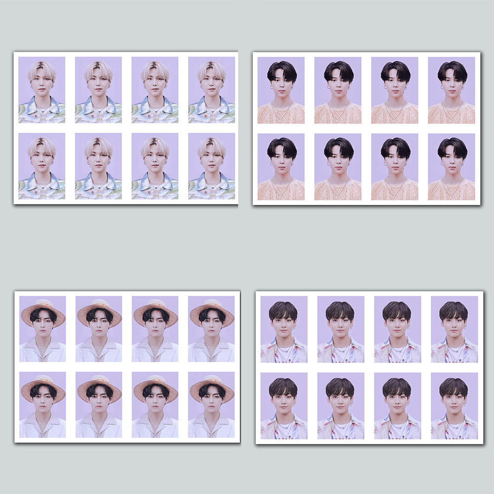 [kstuffind] BTS ID PHOTO PICTURE MEMBER BTS ARMY ID PHOTO FOTO MURAH RM JIN SUGA JHOPE JIMIN V JK