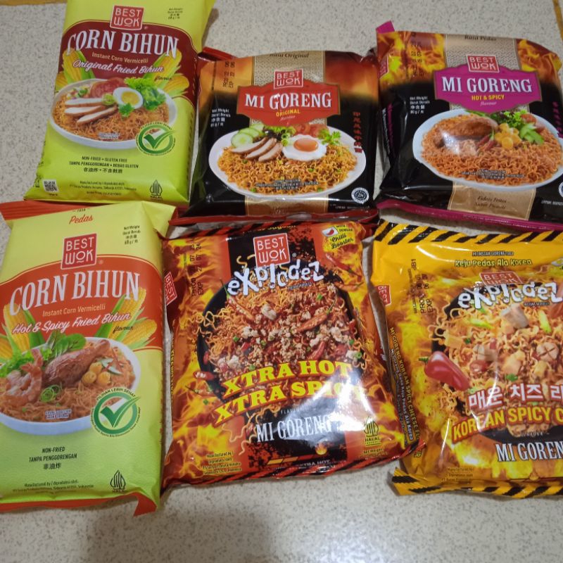 

BEST WOK MIE INSTAN (Min beli 3PC) / MIE GORENG BEST WOK / MIE GORENG BEST WOK ORIGINAL / MIE GORENG BEST WOK BLACK PEPPER / MIE GORENG BEST WOK HOT & SPICY