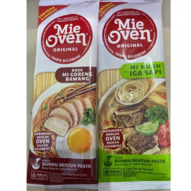 

Mie Oven 78gr goreng/kuah