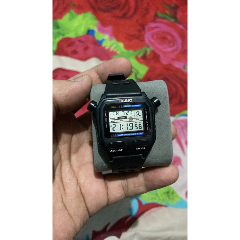 CASIO SW-200 BLACK BULLHEAD VINTAGE RARE