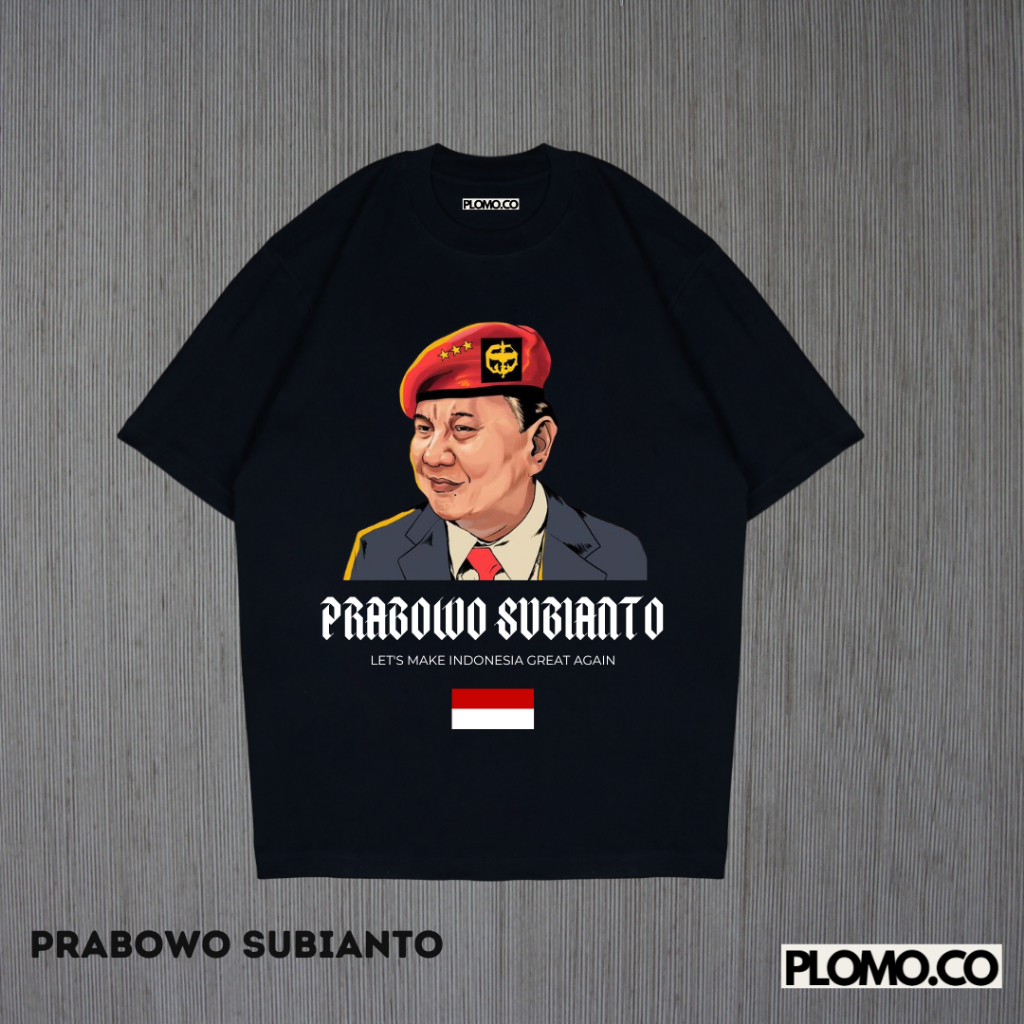 KAOS PRABOWO SUBIANTO OVERSIZE / KAOS PARTAI