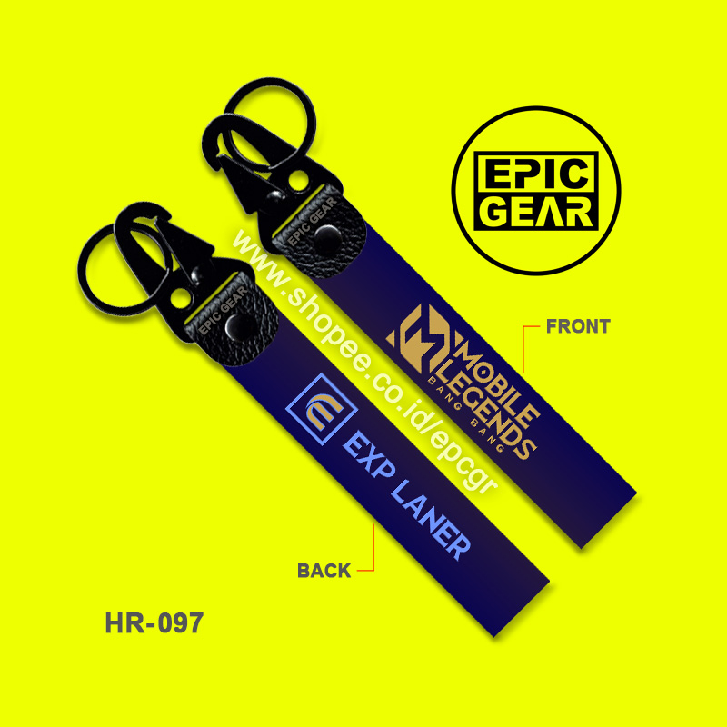 HIGH QUALITY GANTUNGAN KUNCI EXP LANER ROLE GAME MOBILE LEGENDS BANG-BANG PREMIUM KEYCHAIN STRAP LAN