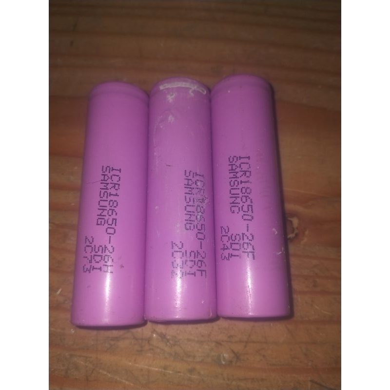 baterai Samsung icr18650 26f 2600mah originsl