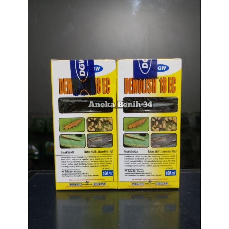 Insektisida Demolish 18EC 100ML + Bonus Kaos Demolish