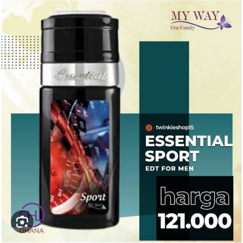 ESSENTIALS SPORT PARFUM MY WAY/IMPORT MESIR/TAHAN LAMA