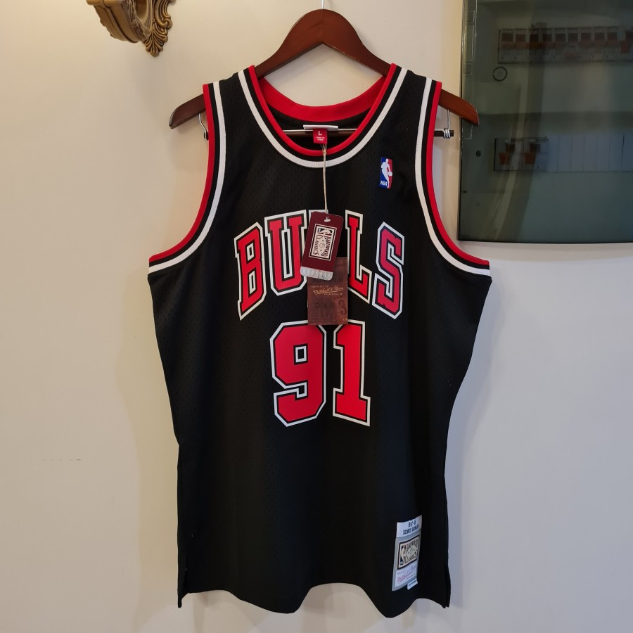 Jersey Mitchell and Ness NBA Chicago Bulls 97 Rodman Original 100% New