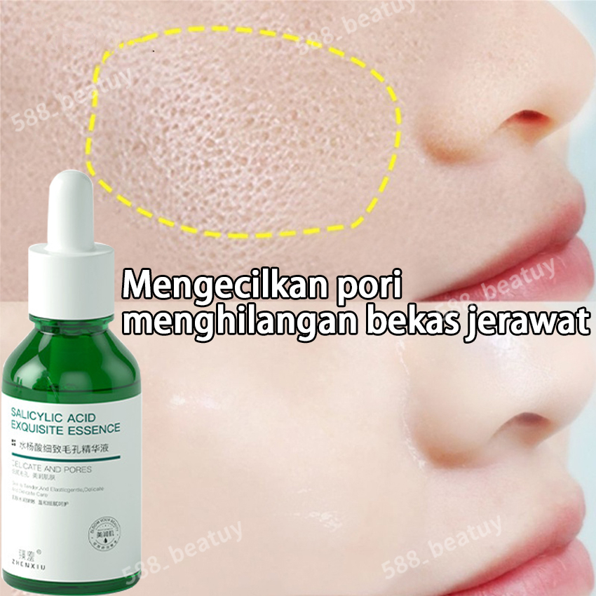 Serum asam salisilat Penghilang jerawat Pengecil poripori wajah Peng hilang komedo Mengecilkanporipo