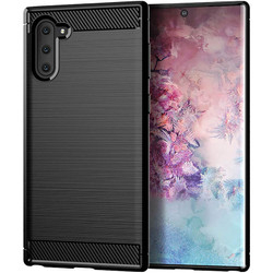 SOFTCASE SAMSUNG NOTE 10 - SLIM FIT CARBON IPAKY SAMSUNG NOTE 10 CASING HP