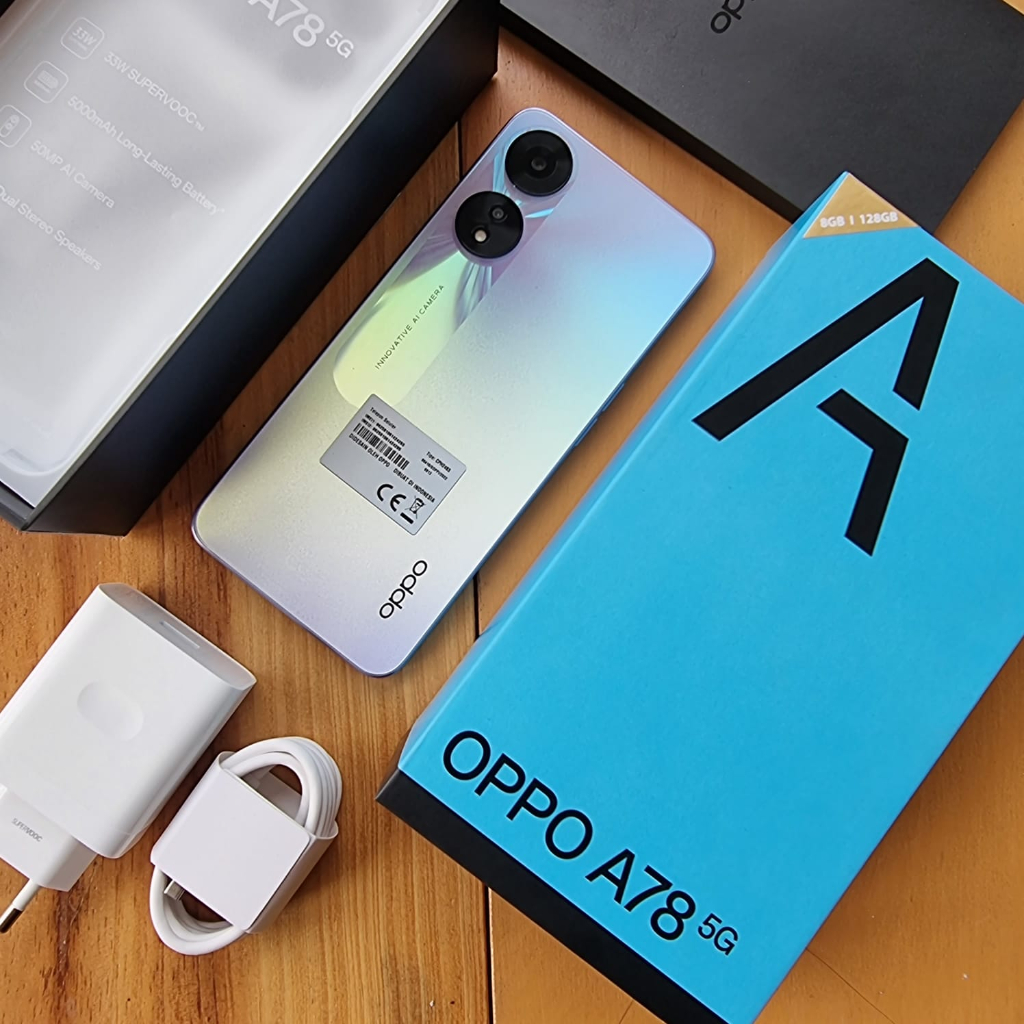 OPPO A78 5G SECOND 8/128GB HANDPHONE SECOND HP SEKEN HP BEKAS HP MURAH