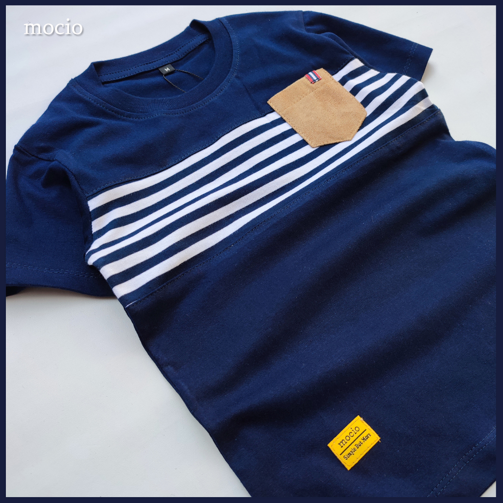 MOCIO RAIN - navy - 1-12th - kaos distro anak laki - kaos anak laki - laki - baju kaos anak