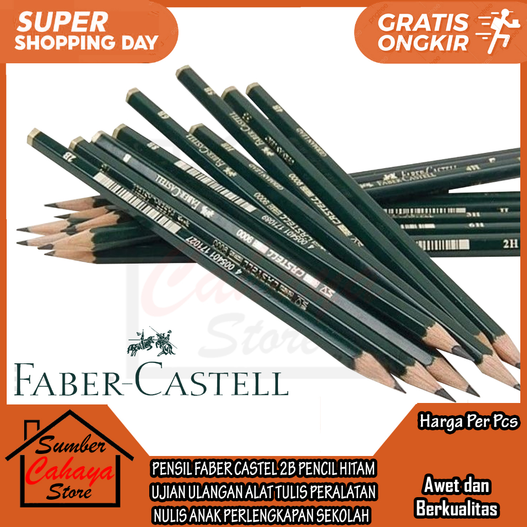 

PENSIL FABER CASTEL 9000 2B PENCIL HITAM UJIAN ULANGAN ALAT TULIS PERALATAN NULIS ANAK PERLENGKAPAN SEKOLAH BOLPEN BOLPOINT FEBER CENTLE PENSILL MENULIS PENCILL BOLPOIN BOLPENSIL FABERCASTELL PATLOT ATK SD SMP SMA PATLOT PATELOT PULPEN PEN PENA GRAPHITE