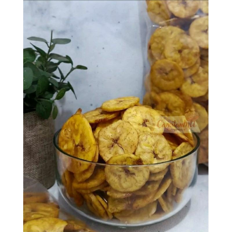 

SNACK CAMILAN KERIPIK PISANG MANIS / KERIPIK PISANG NANGKA (BERAT 500 GRAM)