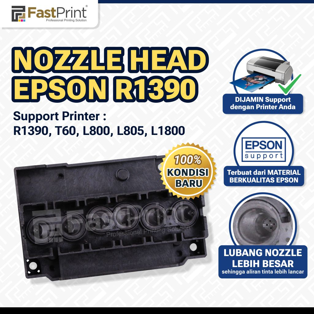Tiang Nozzle Epson L800 T60 R1390 L805 L1800 Printer DTG