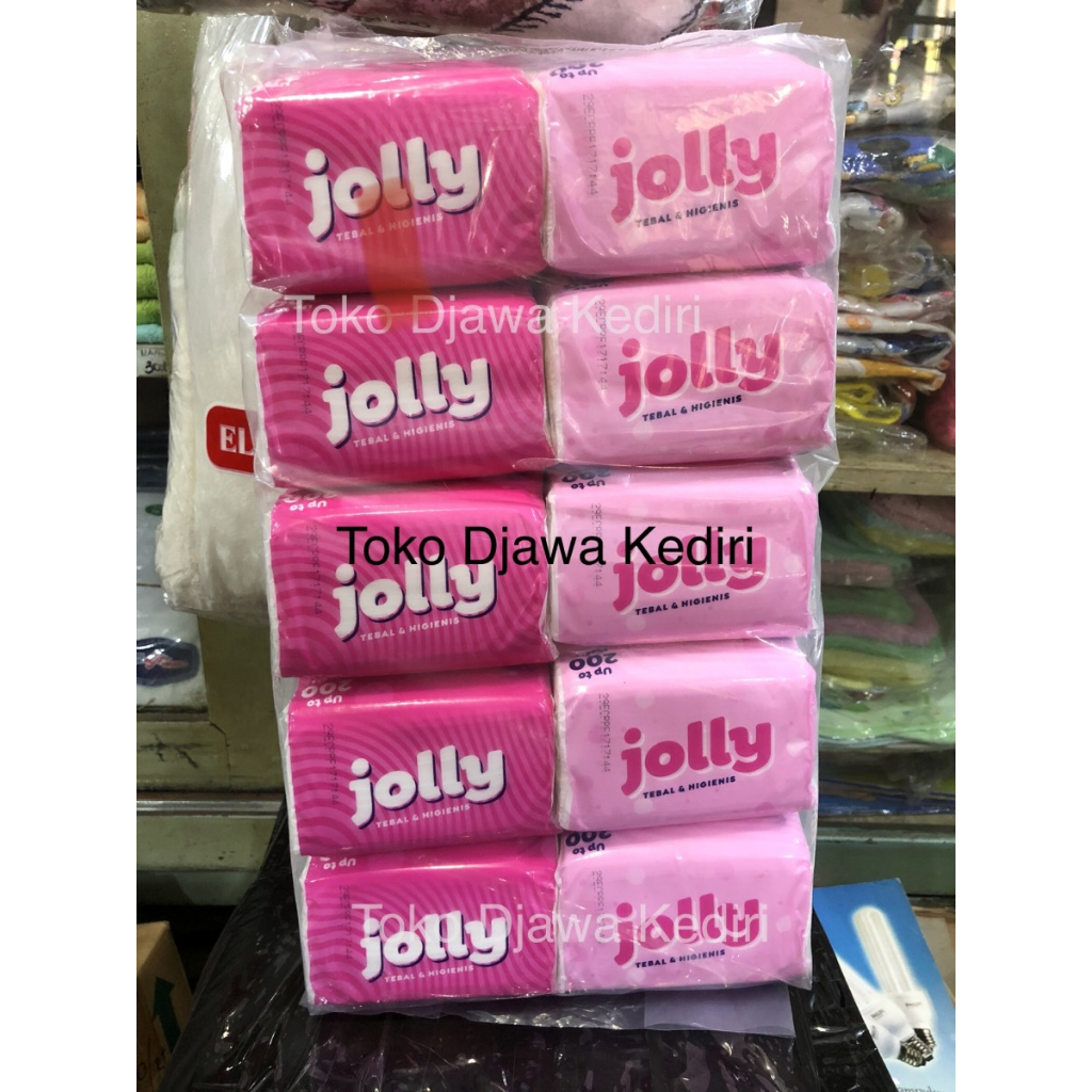 Tisu Jolly 200 sheets 1 ball / Pop Up