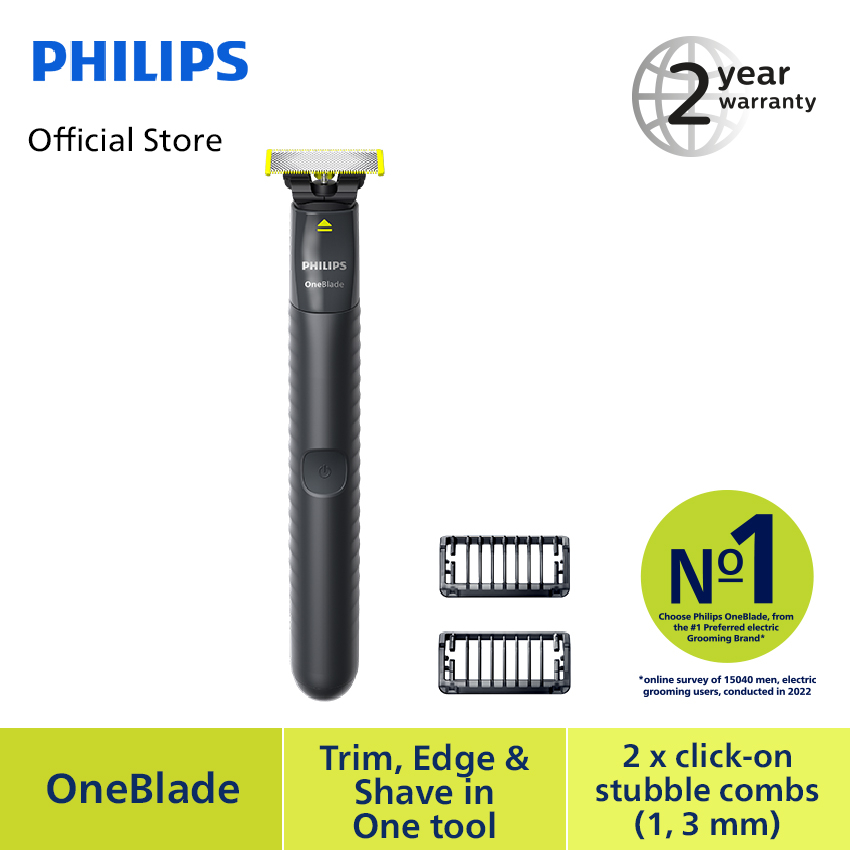 Philips Special Couple Set - Oneblade Shaver QP1424/10  + Hair Straightening BHH885/10