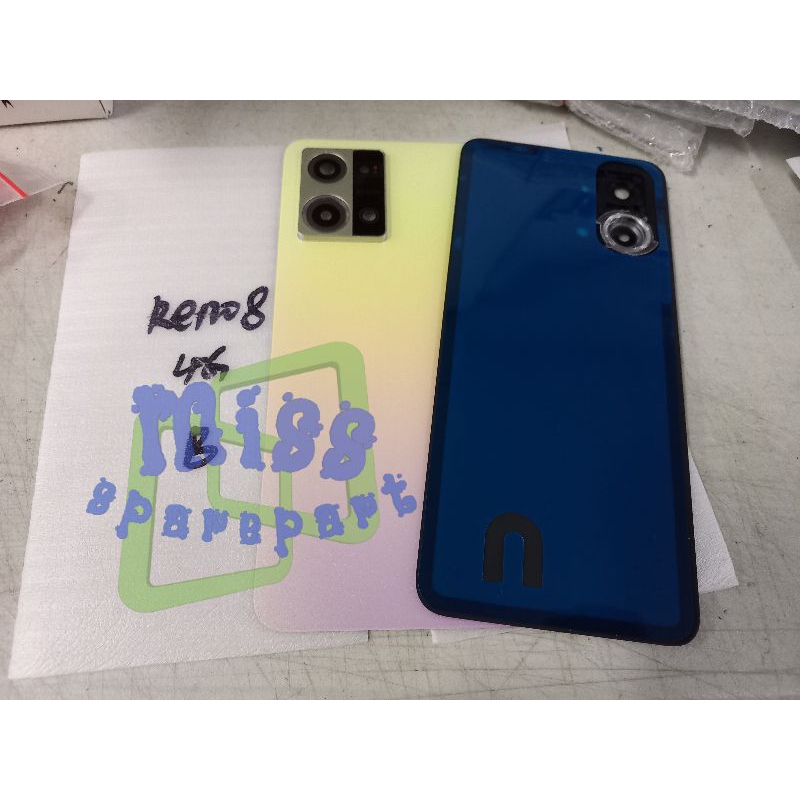 Backdoor Back Cover Tutup Belakang OPPO Reno 8 4G Original
