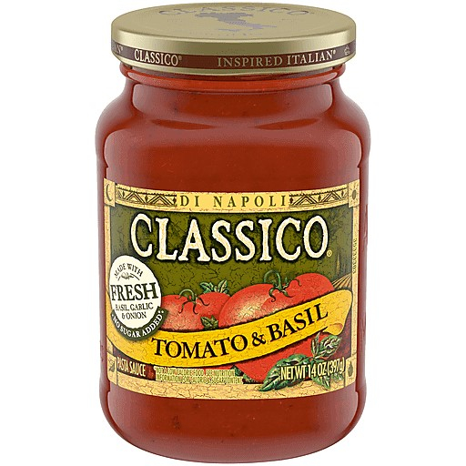 

Classico Tomato And Basil Pasta Sauce 379gr