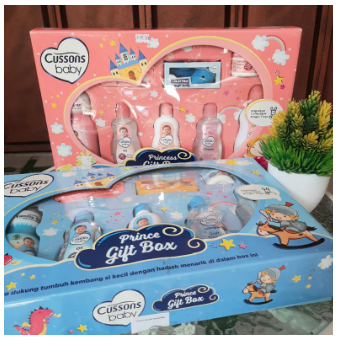 CUSSONS BABY GIFT BOX | PAKET CUSSONS HAMPERS BOX | PAKET LAHIRAN BAYI | KADO BAYI KEKINIAN