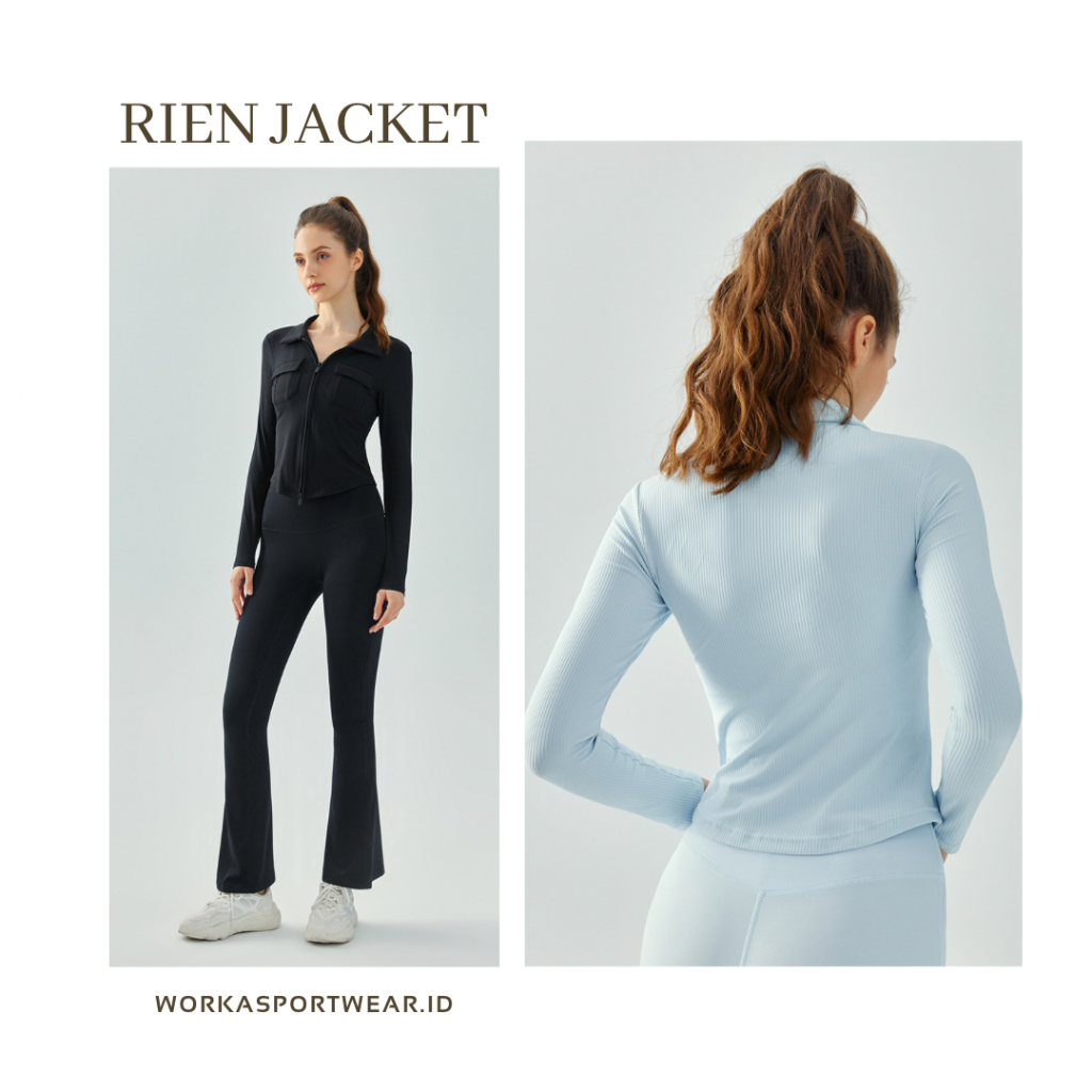 WORKASPORTWEAR.ID - RIEN JACKET - RIBBED JACKET - JAKET OLGA PREMIUM