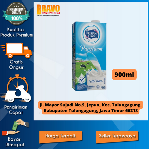 

Bravo Supermarket Tulungagung - Frisian Flag Family UHT Full Cream 900 ml