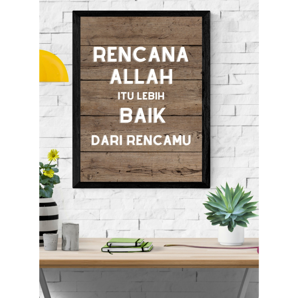 Interior dinding|Hiasan dinding|Motivasi islam|Hiasan dinding islami|Poster dinding