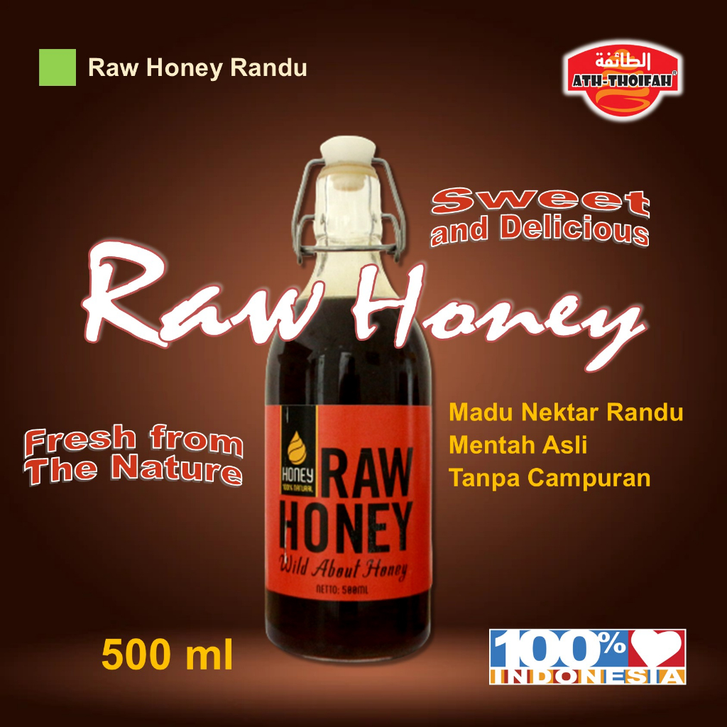 

Madu Randu Mentah 500 ml Raw Honey Nektar Randu Asli Madu Murni Asem Manis