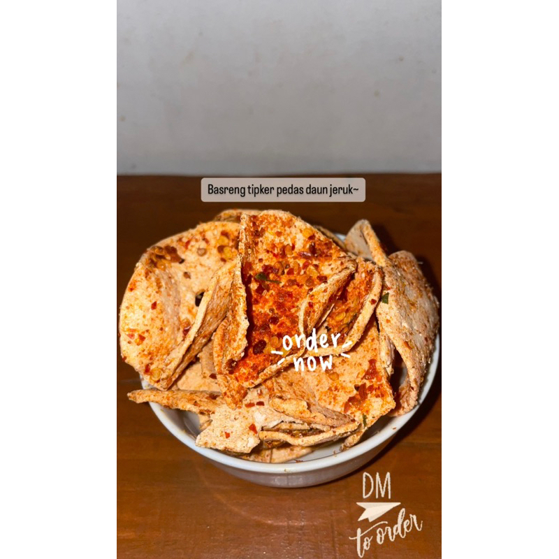 

BASRENG TIPIS KERING PEDAS DAUN JERUK