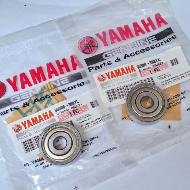 SEPASANG BEARING YAMAHA 6300 YL BEARING LAHER RODA DEPAN MIO JUPITER Z MX VEGA R MIO M3 MIO J MIO GT