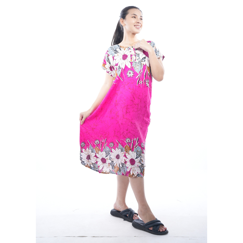 BATIK TRUSMI Daster Batik Pakaian Santai Wanita Dinda AQ