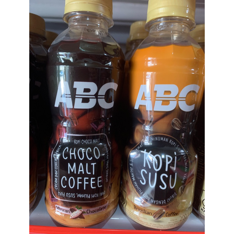 

kopi abc choco malt coffee kopi susu botol @200ml