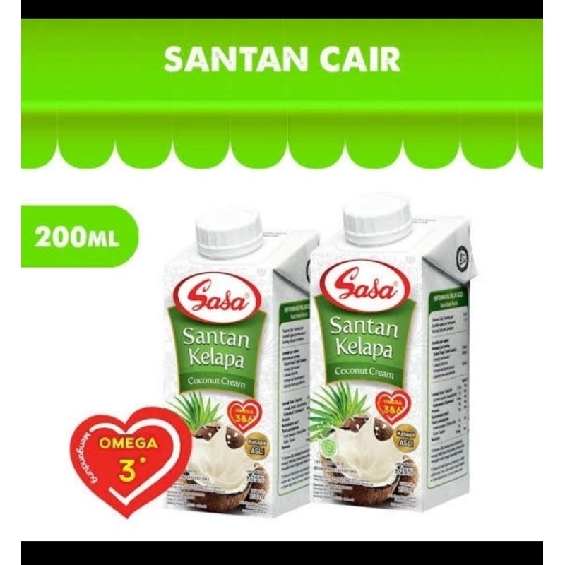

Sasa santan kelapa 200 ml cair TERMURAH
