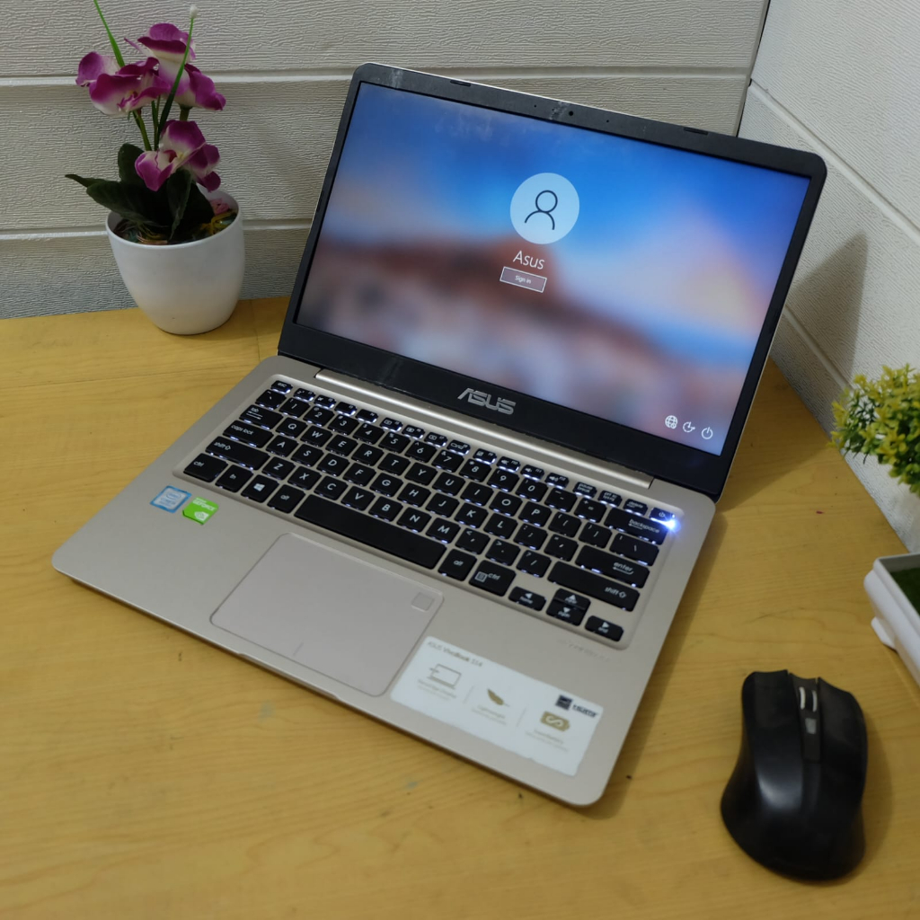 LAPTOP ASUS S14 S1410 Core i5 Gen 8 RAM 8Gb SSD 256GB HARDISK 1TERA