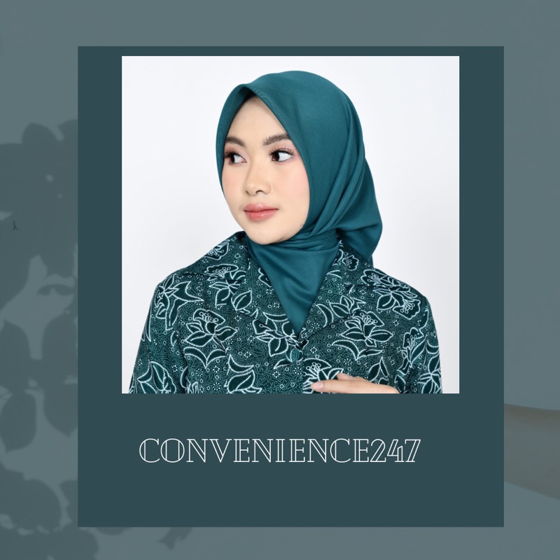 Kerudung PKK hijau