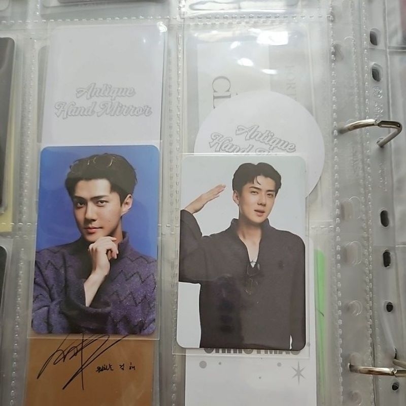EXO sehun osh sg23 season's greetings 2023 pob bene pc photocard official set