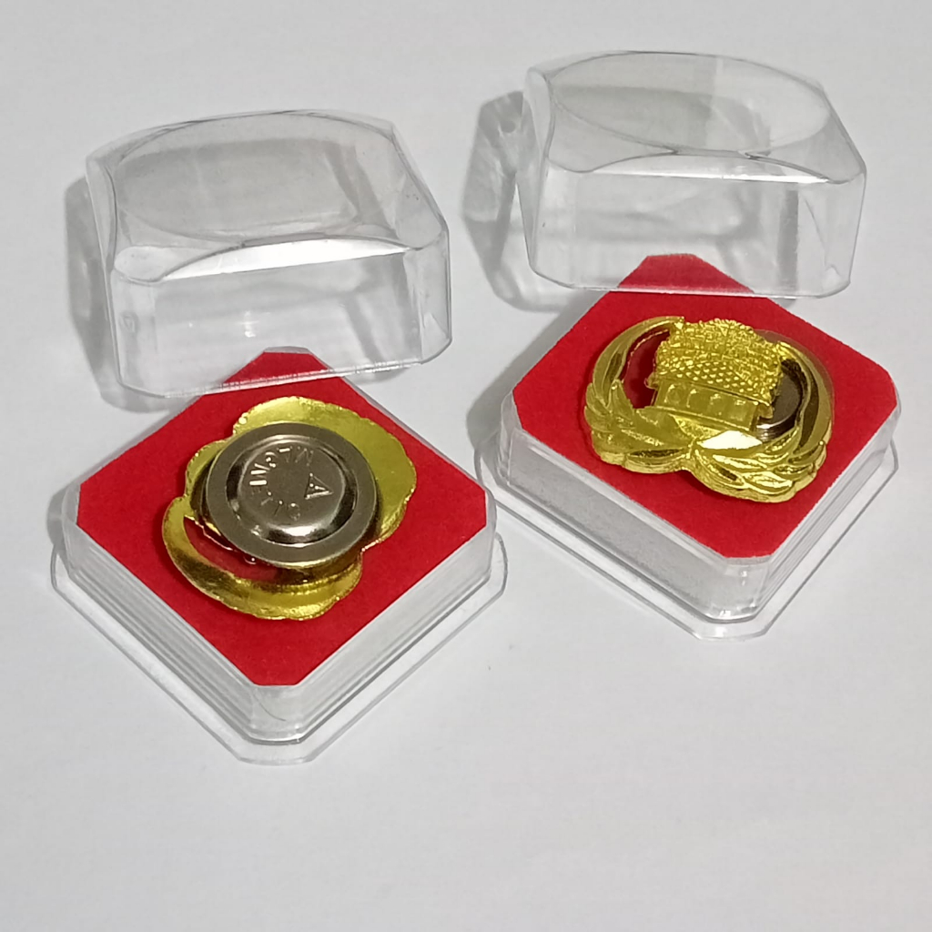 Lambang Korpri Lencana Kopri Warna Emas 3cm Grade A Magnet Kotak Pin
