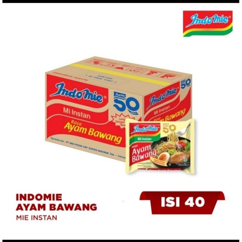 

Indomie 1 Karton isi 40 soto dan ayam bawang