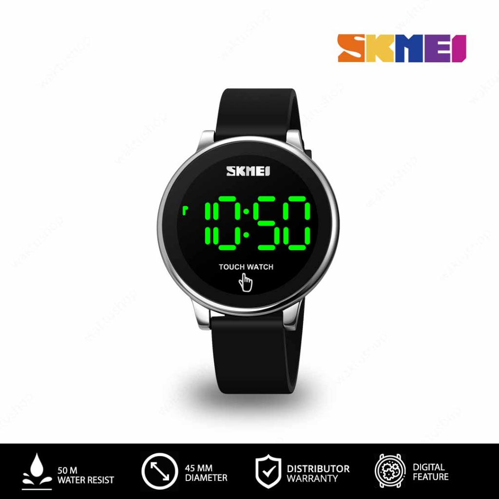 SKMEI 1842  Original Jam Tangan Pria Digital Silikon Jam Tangan Tahan Air