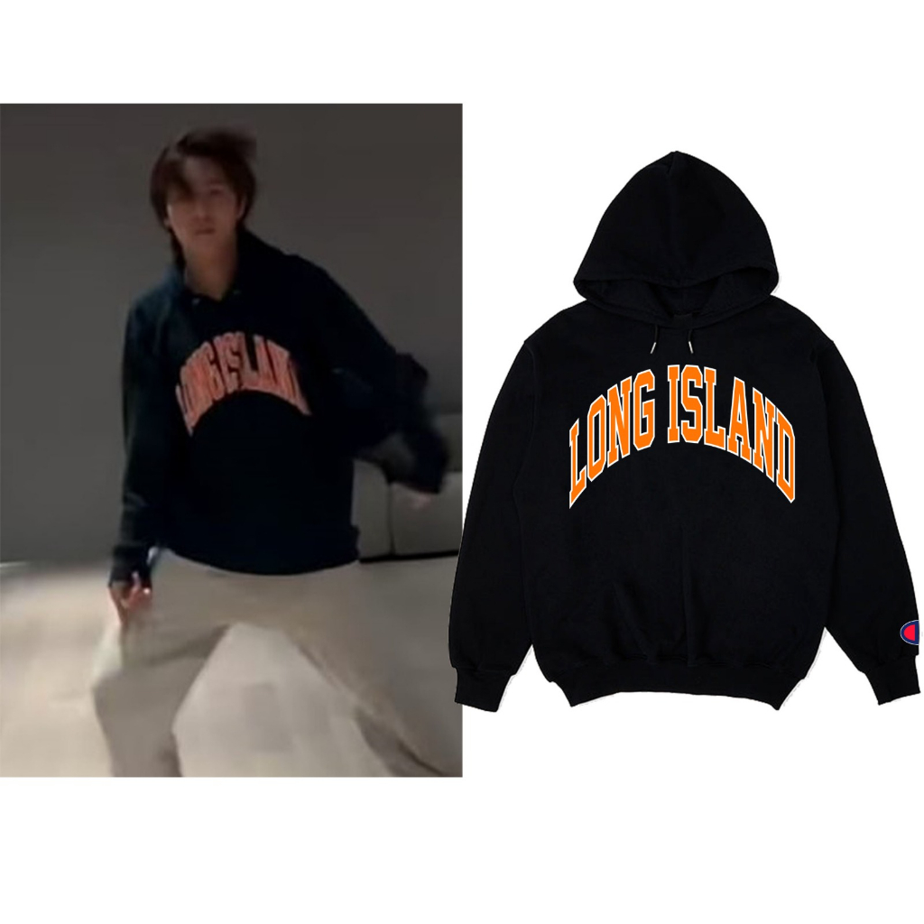Hoodie NCT Renjun Island long + logo ditangan