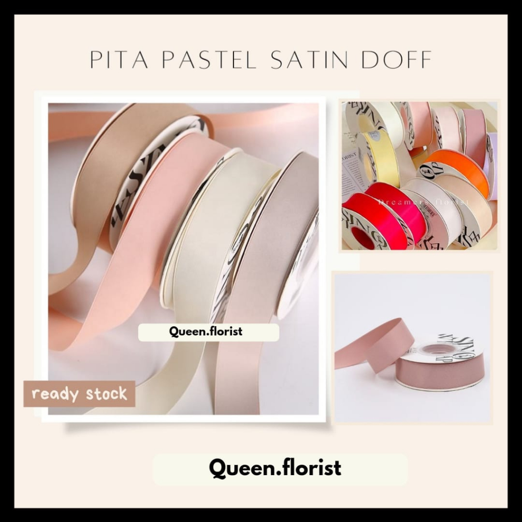 

ECER PITA PASTEL SATIN DOFF GROSSGRAIN COLOR POLOS 2,6MM KOREAN RIBBON SATIN POLOS PREMIUM PITA KADO HAMPERS GIFT BOUQUET BUNGA BOW PITA HANDBOUQUET RIBBON BUKET BUNGA CRAFT BAHAN KERAJINAN TANGAN PITA SATIN PITA KATUN PITA KAIN PITA HIAS