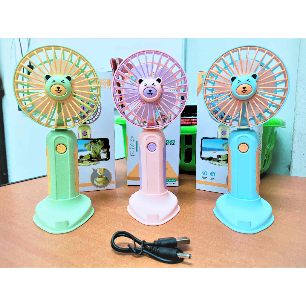 Kipas Mini Portable Karakter / Kipas Portable Mini