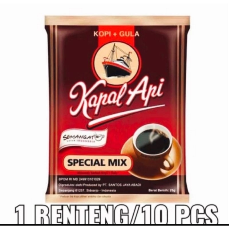 

Kopi Kapal Api Special Mix renceng isi 10 sachet