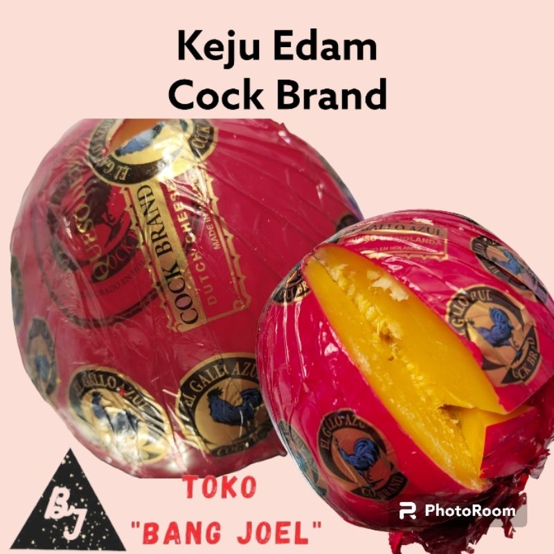 

Keju Edam Cock Brand 100Gram / Keju Bola / Keju Ayam Emas